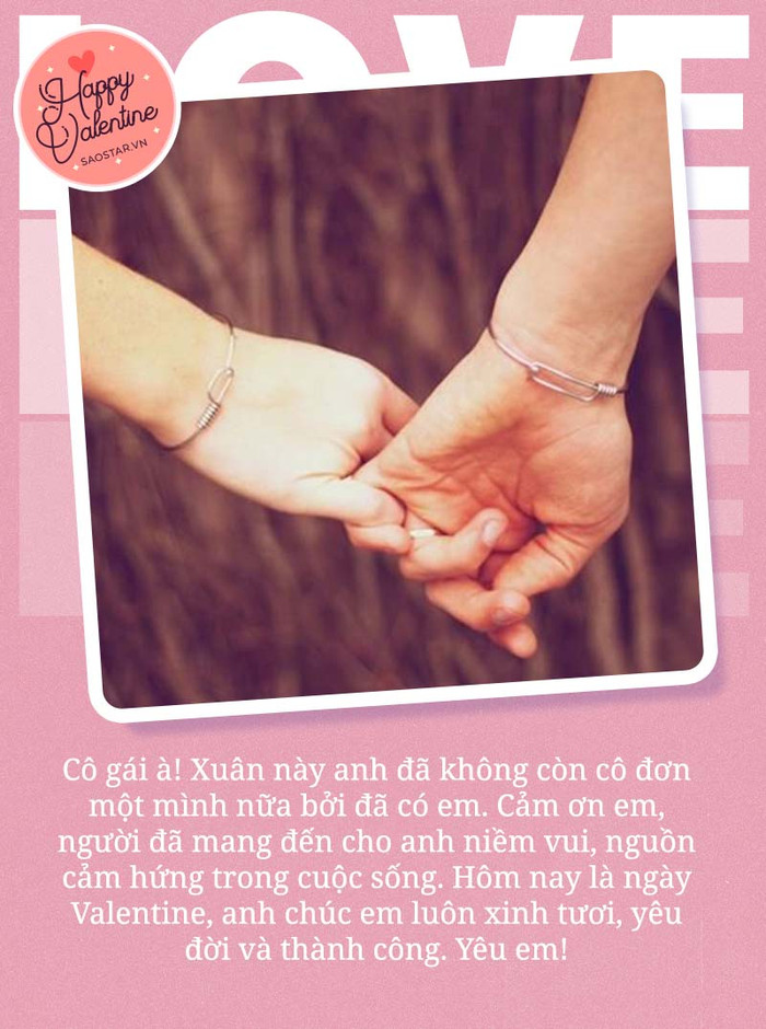 Những câu chúc Valentine ngọt ngào gửi đến 'nửa kia' Ảnh 9