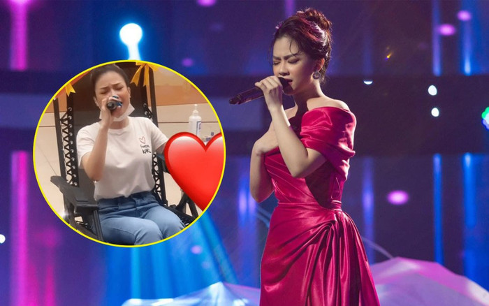 Netizen xuýt xoa khoảnh khắc một tay hiến máu, một tay cầm micro hát hò cực sung của Dương Hoàng Yến Ảnh 2