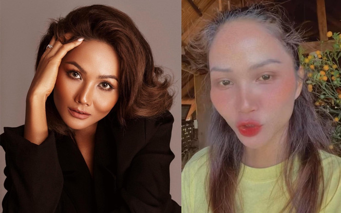 H'Hen Niê dọa ma fan với gương mặt trắng bệch hệt như... xác sống Ảnh 2