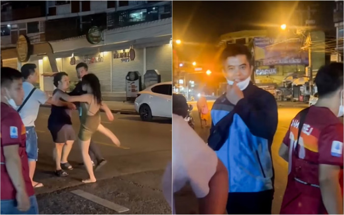 Người đàn ông quấy rối cô gái đã gặp nhầm đối thủ.