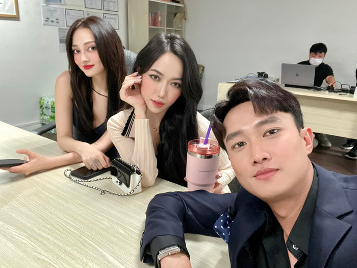 Bức ảnh Quốc Trường hội ngộ cùng Hoài Anh và Diệu Nhi khiến dân tình xôn xao