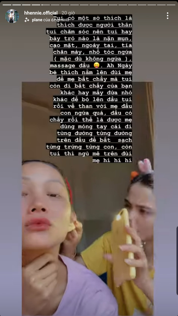 Nguyên văn dòng trạng thái của H'Hen Niê. 