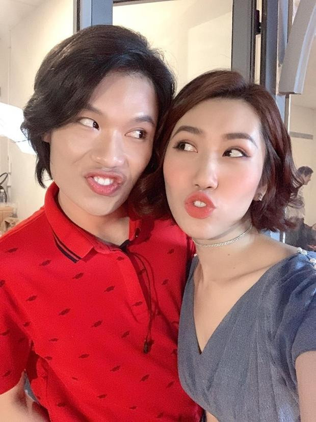 Quang Trung và Thúy Ngân là đôi bạn thân trong Vbiz.