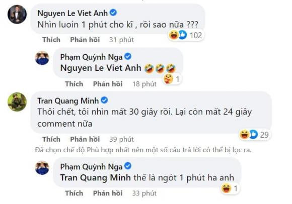 Quỳnh Nga diện váy bung cúc khoe vòng một căng đầy, Việt Anh 'đỏ mặt' bình luận khó hiểu Ảnh 5