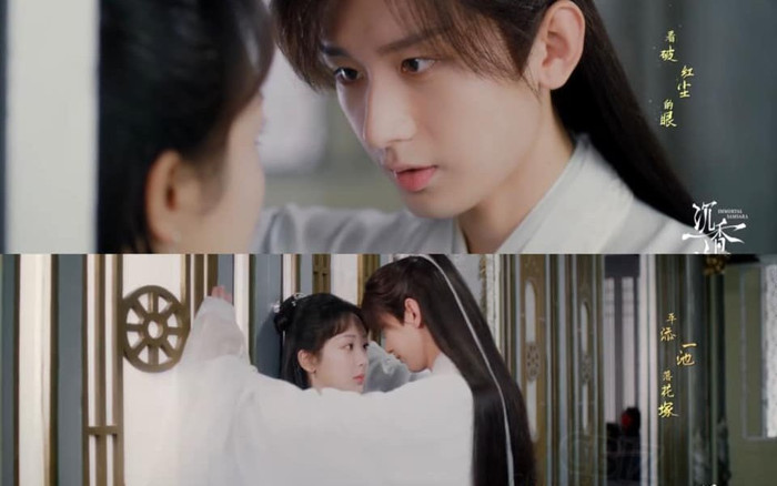 Thành Nghị như muốn cưỡng hôn Dương Tử trong 'Trầm vụn hương phai' Ảnh 2