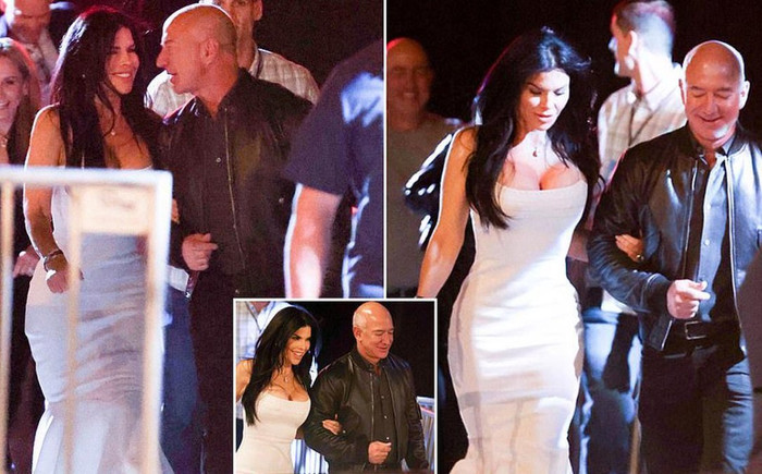 Sánh vai bên bạn trai trong sự kiện đình đám, người tình của tỷ phú Amazon gây 'nhức mắt' vì khoe vòng 1 Ảnh 2