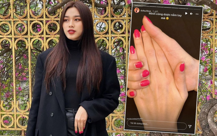 Đỗ Thị Hà khoe 'nửa kia' trong lễ Valentine, fan hết hồn vì bộ nail lem nhem Ảnh 2
