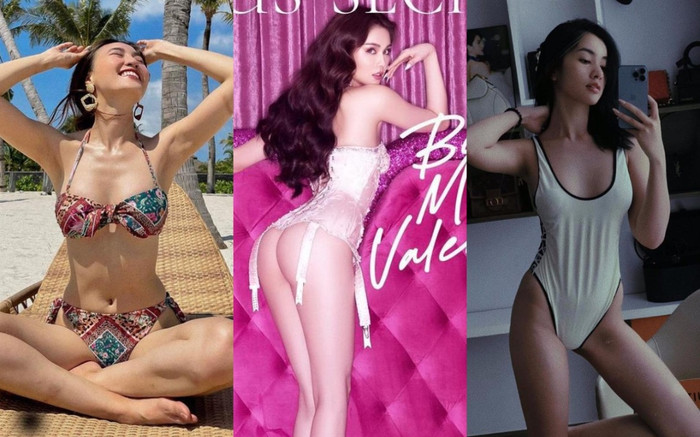 Ninh Dương Lan Ngọc, Cẩm Đan xả ảnh đồ tắm ngày Valentine, nhưng Ngọc Trinh mới làm dân tình 'phát sốt' Ảnh 2