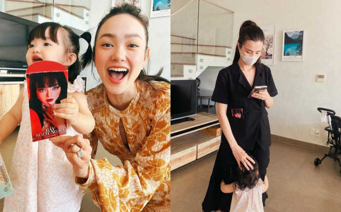 Đông Nhi khoe con gái được Minh Hằng 'thưởng nóng' nhờ phim top 1, nào ngờ bị Ông Cao Thắng 'vạch mặt' Ảnh 2