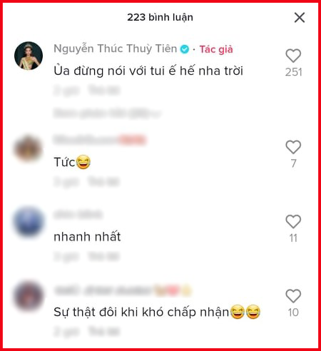 Loạt tương tác của fan dưới đoạn clip này của Thùy Tiên 