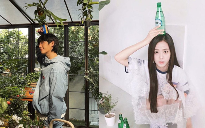 Nghi vấn hẹn hò với Jisoo (BLACKPINK) lại rộ lên, Jung Hae In u mê tới mức bắt chước cả kiểu chụp ảnh? Ảnh 2