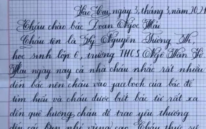 Ông Đoàn Ngọc Hải đăng hình ảnh bức thư tay đã giữ gìn 1 năm lên MXH 'truy tìm' người gửi Ảnh 2
