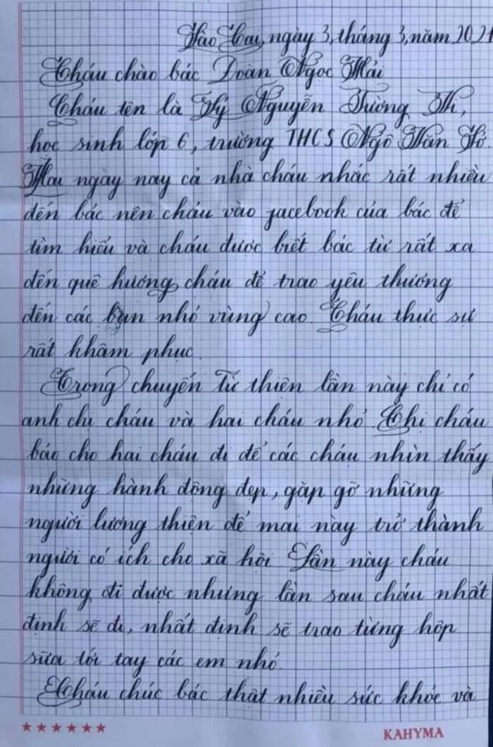 Ông Đoàn Ngọc Hải đăng hình ảnh bức thư tay đã giữ gìn 1 năm lên MXH 'truy tìm' người gửi Ảnh 2