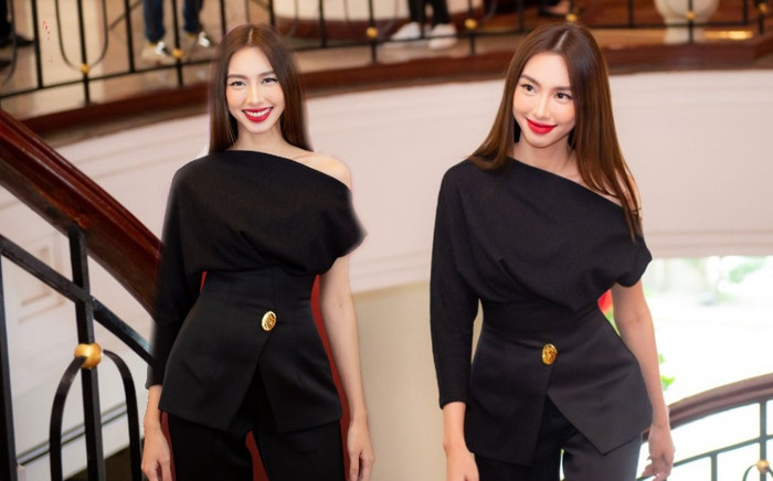 Thùy Tiên diện set đồ quyền lực ra dáng 'nữ chủ tịch': Nhan sắc tầm cỡ không ngán 1 layout nào Ảnh 2