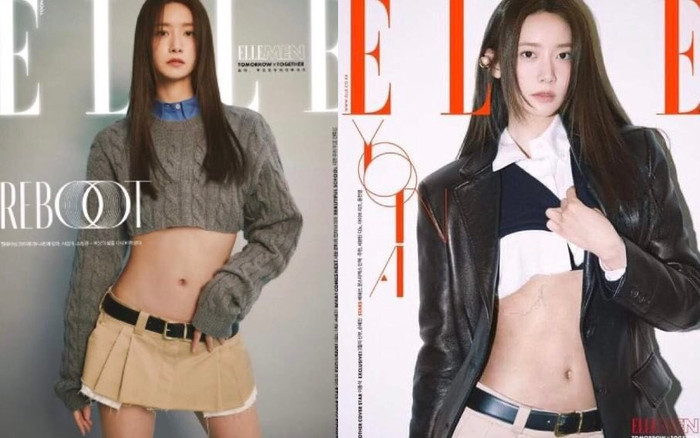'Nữ thần' Yoona gây sốt với vòng eo con kiến trên bìa tạp chí Elle Ảnh 2
