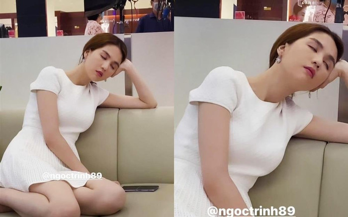 Ngọc Trinh bị chụp lén lúc ngủ gật trên máy bay nhưng vẫn nổi bật, chẳng dễ bị 'dìm hàng' Ảnh 2