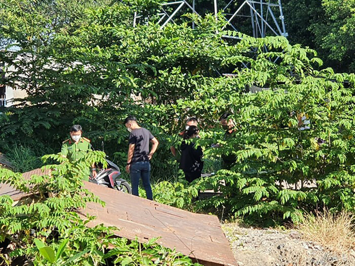 Hiện trường nơi phát hiện thi thể nạn nhân