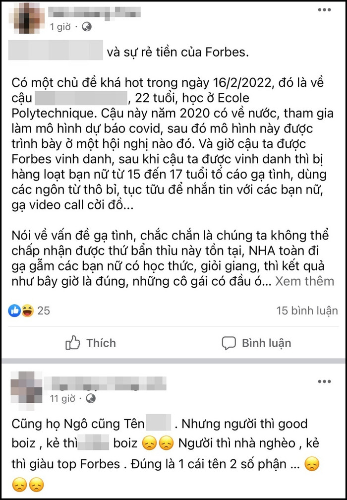 Quyết định thẳng thắn của Forbes Việt Nam ở vụ người trẻ lọt top Forbes under 30 bị tố gạ tình nữ sinh Ảnh 2