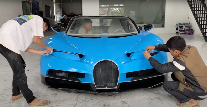 'Siêu xe' Bugatti Chiron giá 600 triệu đồng của nhóm bạn trẻ Việt gây 'bão' mạng thế giới Ảnh 6