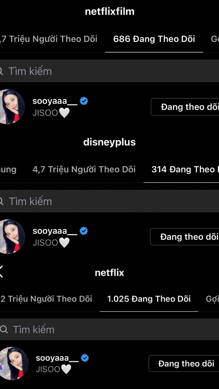 Jisoo được các ông lớn trong lĩnh vực phim ảnh nhấn nút theo dõi.