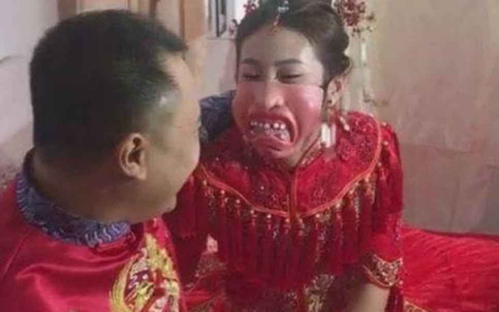 Bị chồng tát tới tấp đúng đêm động phòng nhưng cô dâu vẫn thích chí cười Ảnh 2