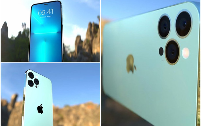 iPhone 14 Pro lộ diện với màu Xanh Mint tuyệt đẹp cùng thiết kế độc lạ Ảnh 2