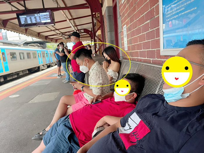 Bức ảnh ghi lại khoảnh khắc doanh nhân Minh Hải xuất hiện bên gái lạ ở Úc