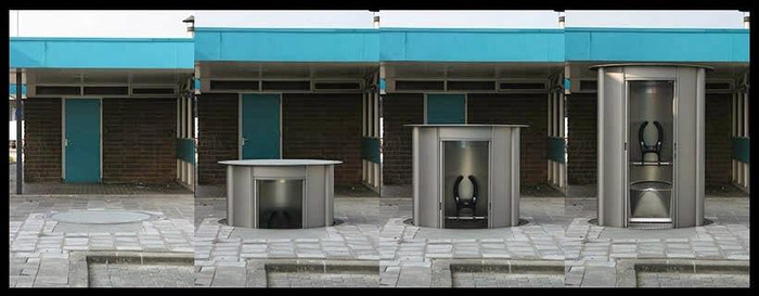 Những kiểu nhà vệ sinh công cộng 'có một không hai' ở Hà Lan Ảnh 9