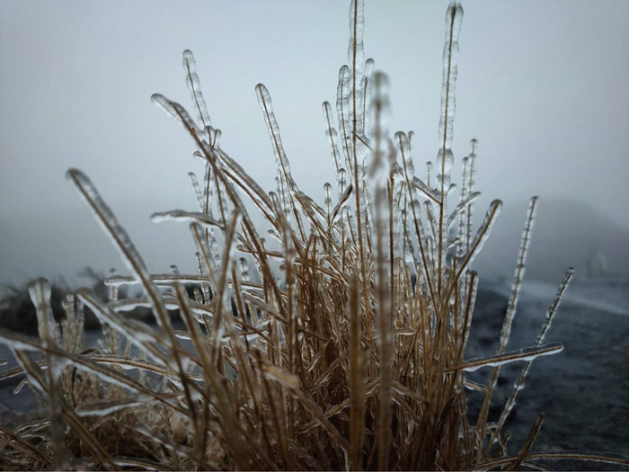 Mưa rét bao phủ miền Bắc, đỉnh Mẫu Sơn (Lạng Sơn) âm 0,4 độ C, Lào Cai, Cao Bằng tuyết đông kết Ảnh 8