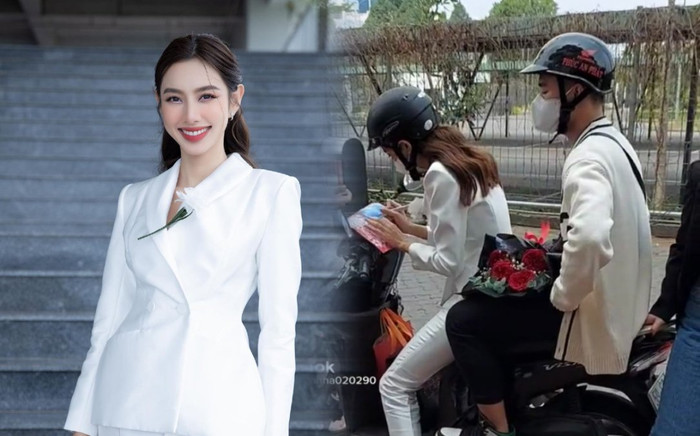 Ăn vận sang chảnh nhưng Thùy Tiên chẳng ngại chạy xe máy chở trợ lý Ảnh 2