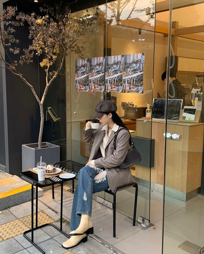 Vừa ấm vừa cá tính - chỉ có thể là cảm giác blazer mang lại.