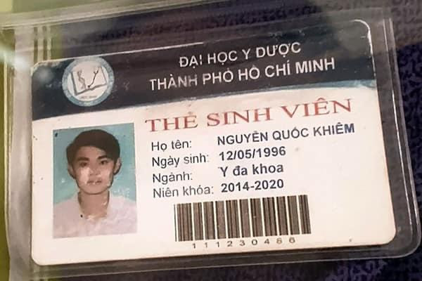 Thẻ sinh viên của 'bác sĩ dỏm' Nguyễn Quốc Khiêm