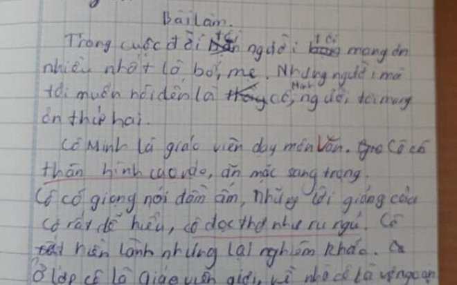 Bài văn tả giáo viên cực chân thực khiến dân tình hết lời khen ngợi: Cô giáo đọc được sẽ vui lắm đây! Ảnh 2