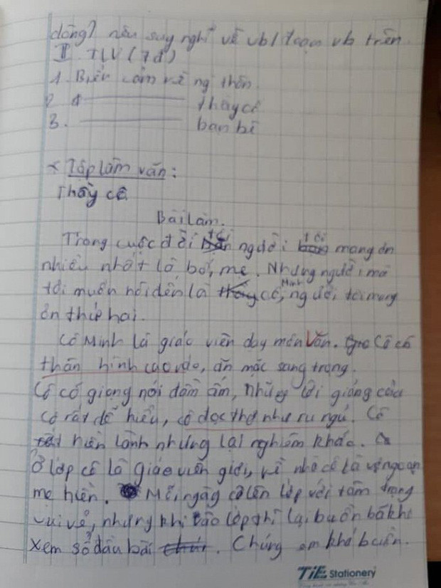 Bài văn tả giáo viên cực chân thực khiến dân tình hết lời khen ngợi: Cô giáo đọc được sẽ vui lắm đây! Ảnh 1