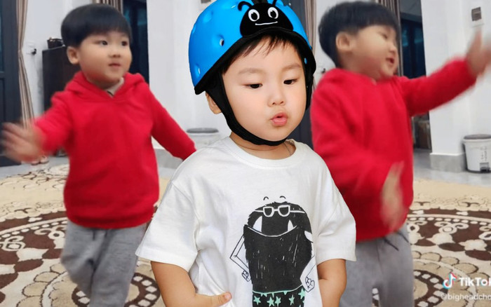 Netizen xuýt xoa khoảnh khắc bé Bo nhà Hòa Minzy bắt trend 'con bạch tuộc kêu' với biểu cảm đáng yêu Ảnh 2