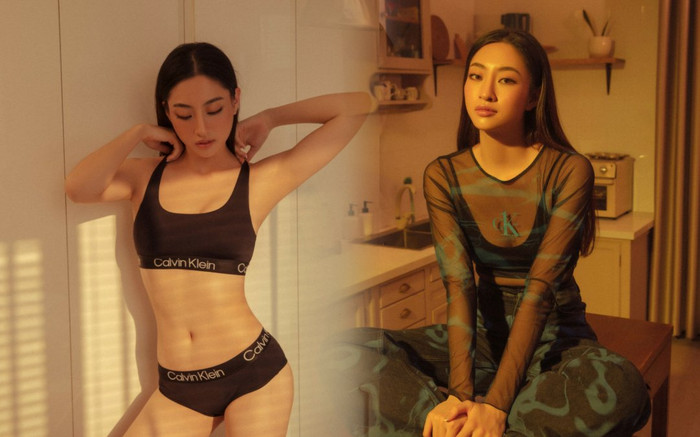 Lương Thùy Linh khoe vòng eo con kiến với nội y, đúng chuẩn 'hở một cách đẳng cấp' Ảnh 2
