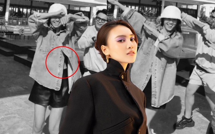 Dân tình 'đổ mồ hôi hột' khi xem Lan Ngọc nhiệt tình nhảy nhót với style áo chỉ gài một cúc Ảnh 2