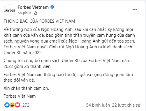 Nhiều ngày im lặng sau lùm xùm bị tố 'gạ tình', người trẻ nhất Forbes Under 30 đã lên tiếng về vụ việc Ảnh 3