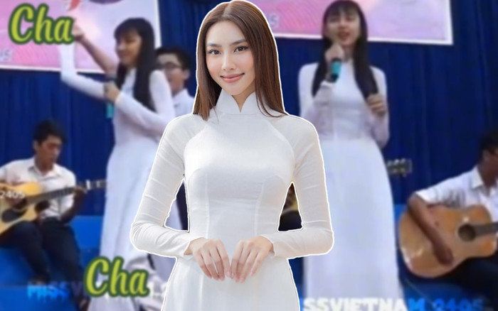 Hóa ra Thùy Tiên đã bắt trend 'nhịp điệu cha cha cha' khi còn ngồi trên ghế nhà trường nhiều năm trước? Ảnh 2