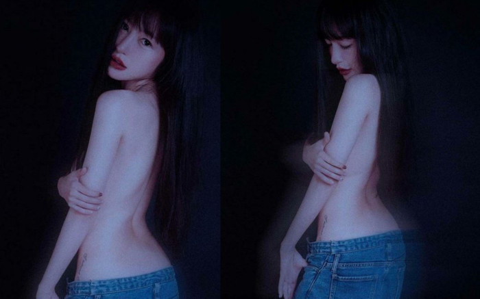 Elly Trần đăng ảnh bán nude khoe hình xăm chỗ 'hiểm', vòng 3 'tấn công' trực diện người nhìn Ảnh 2