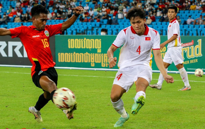 U23 Việt Nam thắng Timor Leste vào chung kết: Tuyệt vời quá, tinh thần Việt Nam! Ảnh 2