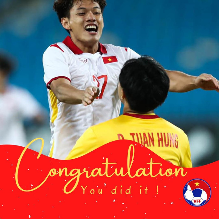 Chia sẻ với Saostar, lãnh đạo Liên đoàn bóng đá Việt Nam cho biết thưởng 600 triệu đồng cho U23 Việt Nam. Ảnh: VFF