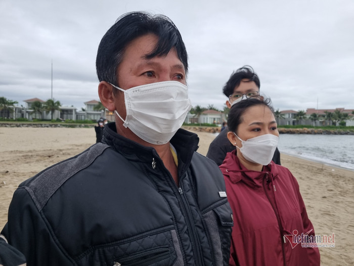 Ông Trần Văn Qúy (40 tuổi) thuyền phó ca nô gặp nạn. Ảnh: VietNamNet