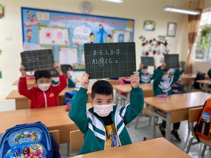 Học sinh đi học trở lại. (Ảnh minh hoạ: T.P)