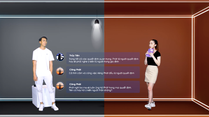 Phần chat riêng của các bạn trẻ