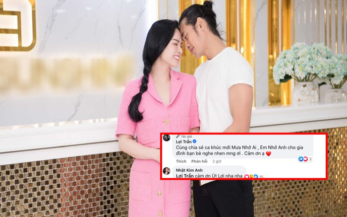 Nhật Kim Anh và Lợi Trần liên tục 'phát cẩu lương' trên mạng xã hội Ảnh 2