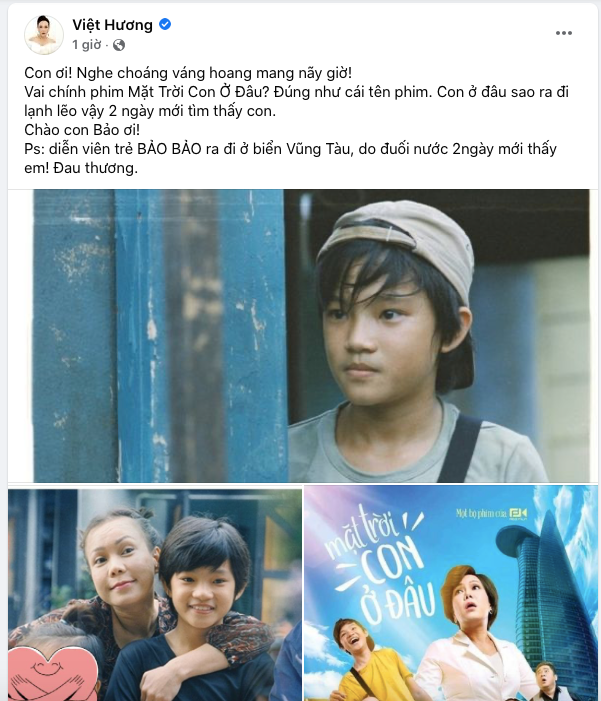 Bài đăng của Việt Hương.
