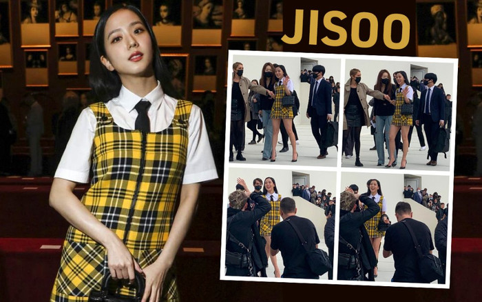 Hot: Jisoo xuất đầu lộ diện tại Paris Fashion Week, xinh khỏi bàn nhưng style nhàn nhạt Ảnh 2