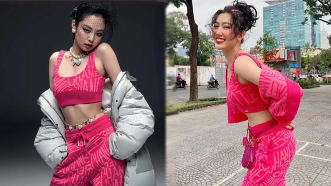 Đụng hàng cùng nhau nhưng lần này phần thắng không nghiêng về mỹ nhân Việt rồi. 