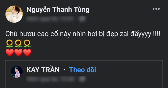 Chúc mừng Kay Trần nhưng Sơn Tùng và Hải Tú tiếp tục để lộ việc dùng ký hiệu cặp với nhau? Ảnh 2